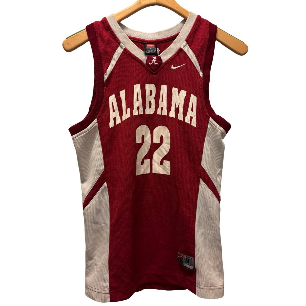 Nike Mens Team Alabama Crimson Tide 22 Basketball Jersey Red Ncaa Size Medium